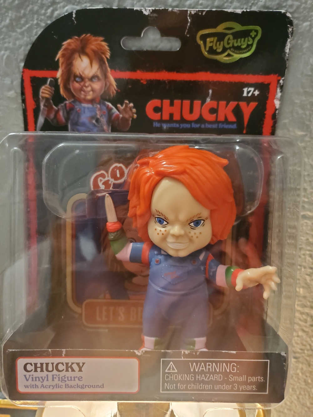 Chucky Vinyl Figure Kids Toy - Orange Hair